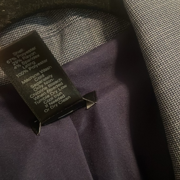 Ann Taylor Loft 16 Gray Blazer Jacket - Picture 7 of 9